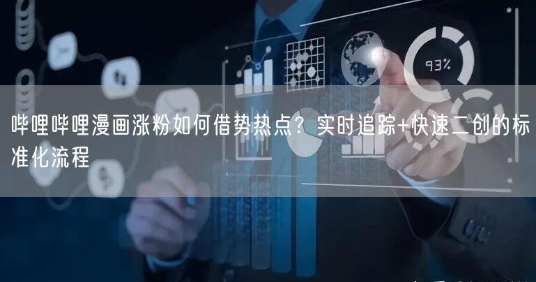 哔哩哔哩漫画涨粉如何借势热点？实时追踪+快速二创的标准化流程