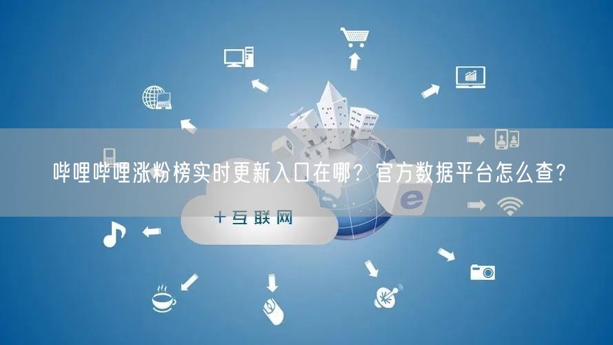 哔哩哔哩涨粉榜实时更新入口在哪？官方数据平台怎么查？